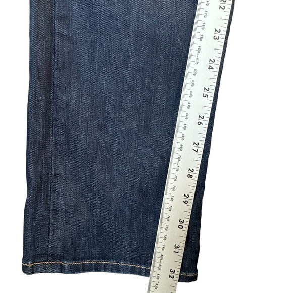 J Brand The Cigar Leg Dark Blue Denim Jeans Womens Size 28 - Picture 6 of 8